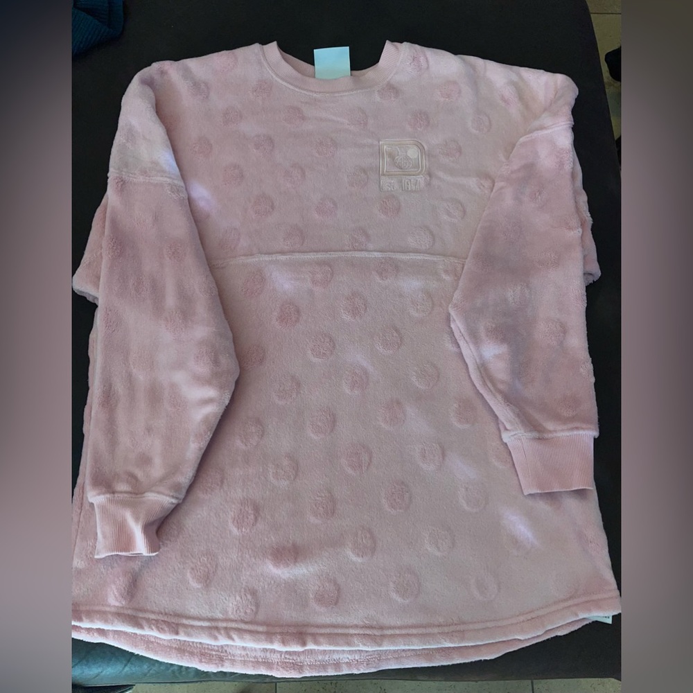 Large Walt Disney world piglet pink fuzzy spirit jersey